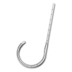 Oatey 33763 J-Hook 4 in Opening ABS White Locking Finger Mounting