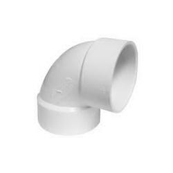 CANPLAS 192203 Vent Elbow 3 in Hub 90 deg Angle PVC White