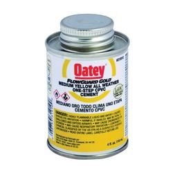 Oatey 31911 Solvent Cement 8 oz Can Liquid Yellow