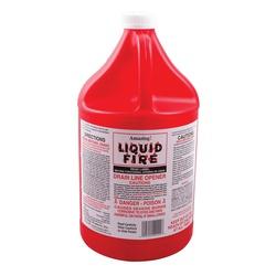 Liquid Fire LF-G-4 Drain Opener Liquid Dark Amber Slight Pungent 128 oz