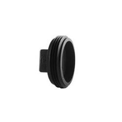 Charlotte Pipe ABS 00106 1200HA Cleanout Plug 3 in MPT Black