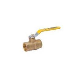 B and K 107-815NL Ball Valve 1 in Connection IPS 600 psi Pressure Brass