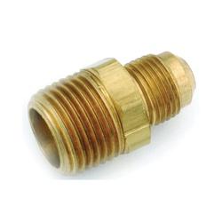 Anderson Metals 754048-0806 Connector 1/2 x 3/8 in Flare x MPT Brass