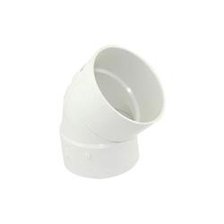 IPEX 414183BC Sewer Elbow 3 in Hub 45 deg Angle PVC White