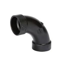 Streamline 02873 Long Sweep Elbow 3 in Hub 90 deg Angle ABS Black