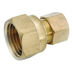 Anderson Metals 750066-0806 Tubing Coupling 1/2 x 3/8 in Compression x