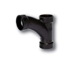 Streamline 02853H Combination Wye 1-1/2 in Hub ABS