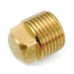 Anderson Metals 756109-04 Pipe Plug 1/4 in MIP Square Head Brass