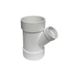IPEX 192328L Pipe Wye 4 x 4 x 2 in Hub PVC White SCH 40 Schedule