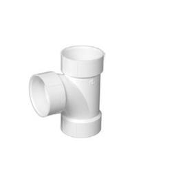 Charlotte Pipe PVC 400-4 Sanitary Tee 4 in Hub PVC SCH 40 Schedule