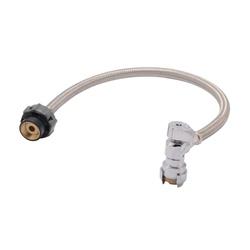 RELIANCE WORLDWIDE 24657Z Faucet Connector Flexible 1/2 in Inlet 1/2 in