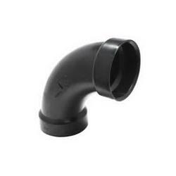 CANPLAS 102277BC Long Sweep Elbow 2 in Hub 90 deg Angle ABS Black