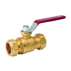 B and K 107-024NL Ball Valve 3/4 in Connection Compression 200 psi