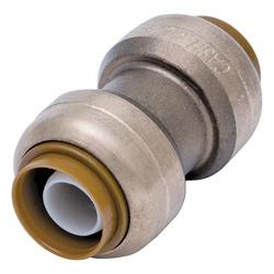 SharkBite U008LFA Tube Coupler 1/2 in Brass 200 psi Pressure
