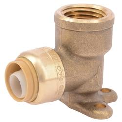 SharkBite U334LFA Tube to Pipe Elbow 1/2 in 90 deg Angle Brass 200 psi