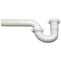 Master Plumber 823-641 Wall Drain P-Trap 1-1/4 in Plastic White
