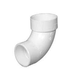 Charlotte Pipe PVC003021000HA Street Elbow 2 in Hub x Spigot 90 deg