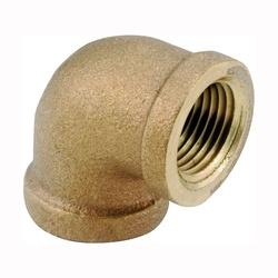Anderson Metals 738100-06 Pipe Elbow 3/8 in FIP 90 deg Angle Brass