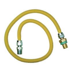 BrassCraft ProCoat CSSD44R-60P Gas Connector 1/2 in Inlet 1/2 in Outlet