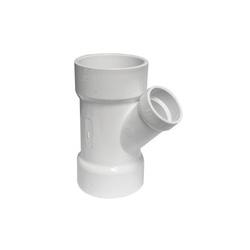 IPEX 192331L Pipe Wye 3 x 3 x 1-1/2 in Hub PVC White SCH 40 Schedule