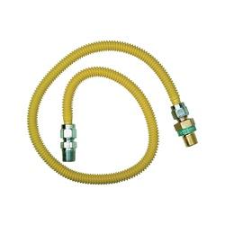 BrassCraft ProCoat CSSD44R-36P Gas Connector 1/2 in Inlet 1/2 in Outlet