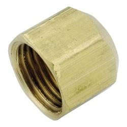 Anderson Metals 754040-08 Tube Cap 1/2 in Flare Brass