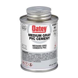 Oatey 30883 Solvent Cement 4 oz Can Liquid Gray