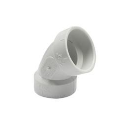 CANPLAS 192601 Pipe Elbow 1-1/2 in Hub 60 deg Angle PVC White