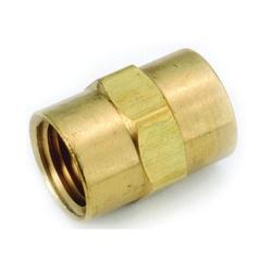 Anderson Metals 756103-02 Coupling 1/8 in FIPT Brass