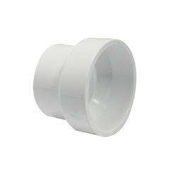 CANPLAS 193022 Reducing Coupling 2 x 1-1/2 in Hub PVC White