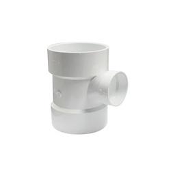 IPEX 192134 Sanitary Tee 4 x 2 in Hub PVC White SCH 40 Schedule