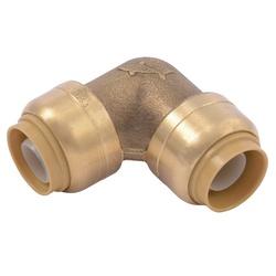 SharkBite U248LFA Tube Elbow 1/2 in 90 deg Angle Brass 200 psi Pressure