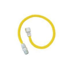 BrassCraft CSSL54-12 P Gas Connector 1/2 x 1/2 in FIP x MIP Stainless