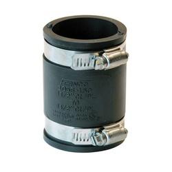 FERNCO 1056 1056-150 Flexible Pipe Coupling 1-1/2 in PVC 4.3 psi Pressure