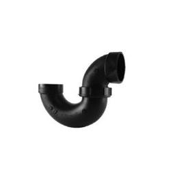 Charlotte Pipe ABS 00708P 0800HA P-Trap 2 in Hub Black