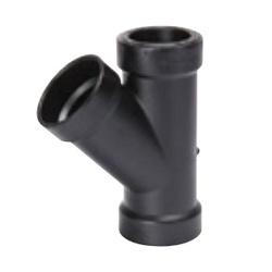 Streamline 02829H Reducing Wye 4 x 4 x 2 in Hub ABS Black 5 psi