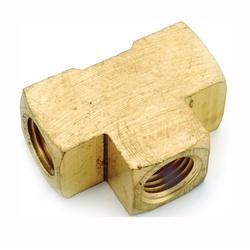 Anderson Metals 756101-02 Pipe Tee 1/8 in FPT Brass 1000 psi Pressure