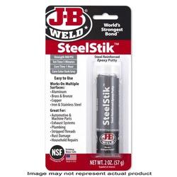J-B WELD SteelStik 8267-S Epoxy Putty Black 2 oz