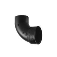 Charlotte Pipe ABS 00302 1200HA Pipe Elbow 4 in Spigot 4 in Hub 90 deg
