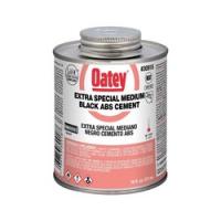 Oatey 30916 ABS Cement Opaque Liquid Medium Black 4 oz