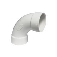 CANPLAS 192278 Long Sweep Elbow 3 in Hub 90 deg Angle PVC White