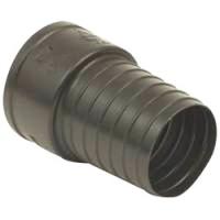 ADS 0362AA Clay Adapter 3 in Spigot 3 in Spigot Black