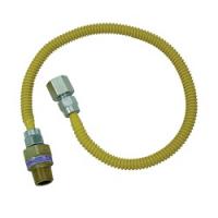 BrassCraft ProCoat CSSL54-24 Gas Connector 1/2 in Inlet 1/2 in Outlet 24