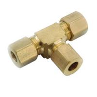 Anderson Metals 750064-08 Pipe Tee 1/2 in Compression Brass 200 psi