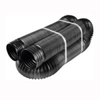 Amerimax 51310 Drain Pipe 4 in PVC Black 25 ft L