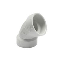 CANPLAS 192601 Pipe Elbow 1-1/2 in Hub 60 deg Angle PVC White