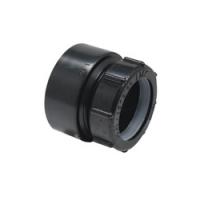 CANPLAS 102851ABC Trap Adapter 1-1/2 in Hub x Slip ABS Black 40