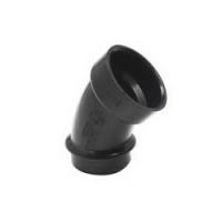 CANPLAS 102401BC Street Elbow 1-1/2 in Spigot x Hub 45 deg Angle ABS