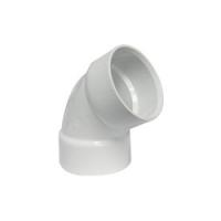 IPEX 192603L Pipe Elbow 3 in Hub 60 deg Angle PVC White SCH 40