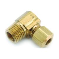 Anderson Metals 750069-0808 Tube Elbow 1/2 in 90 deg Angle Brass 200 psi
